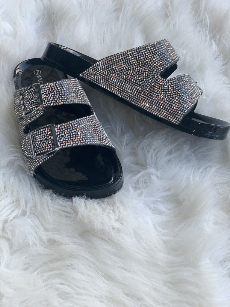 Blinged Out Baddie Slides – Fancy Expressionz