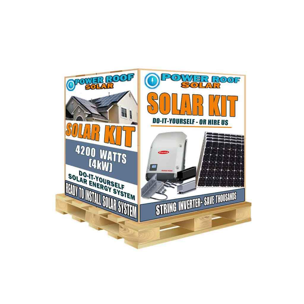 4200 Watt 4kw Solar Panel Kit Wstring Inverter