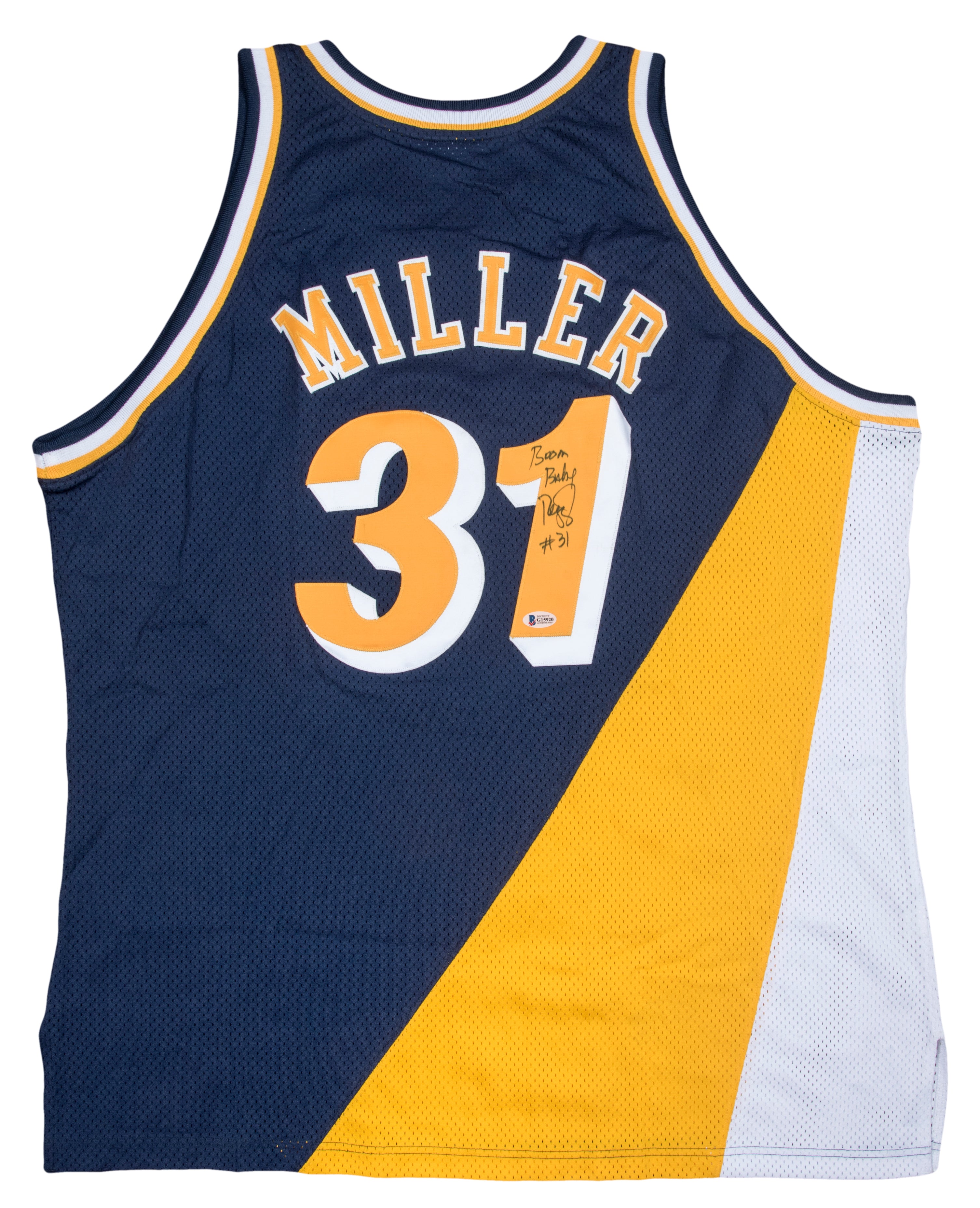 Reggie Miller Autographed Indiana 