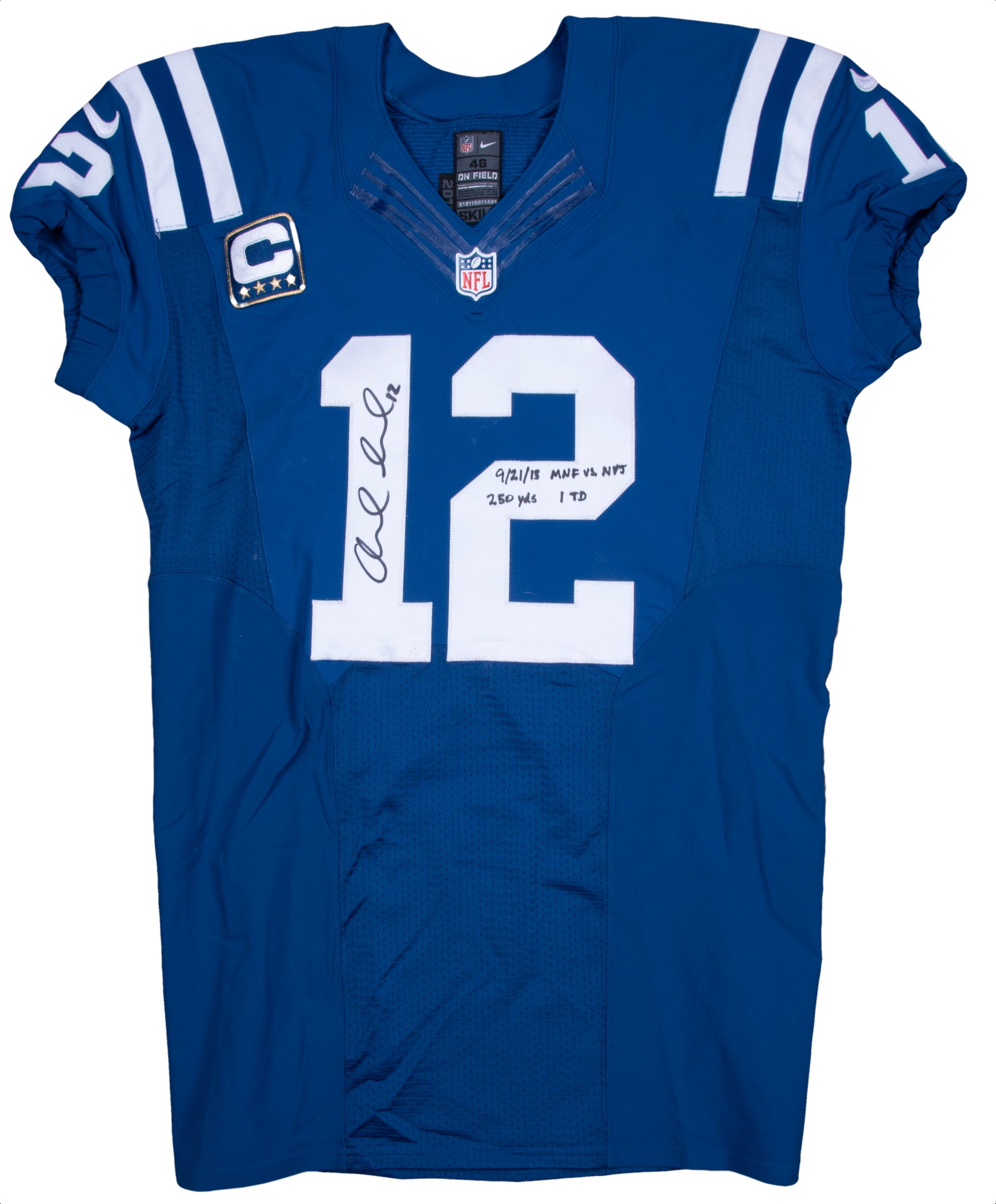 signed andrew luck jersey