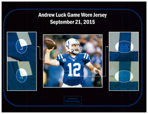 andrew luck game worn jersey