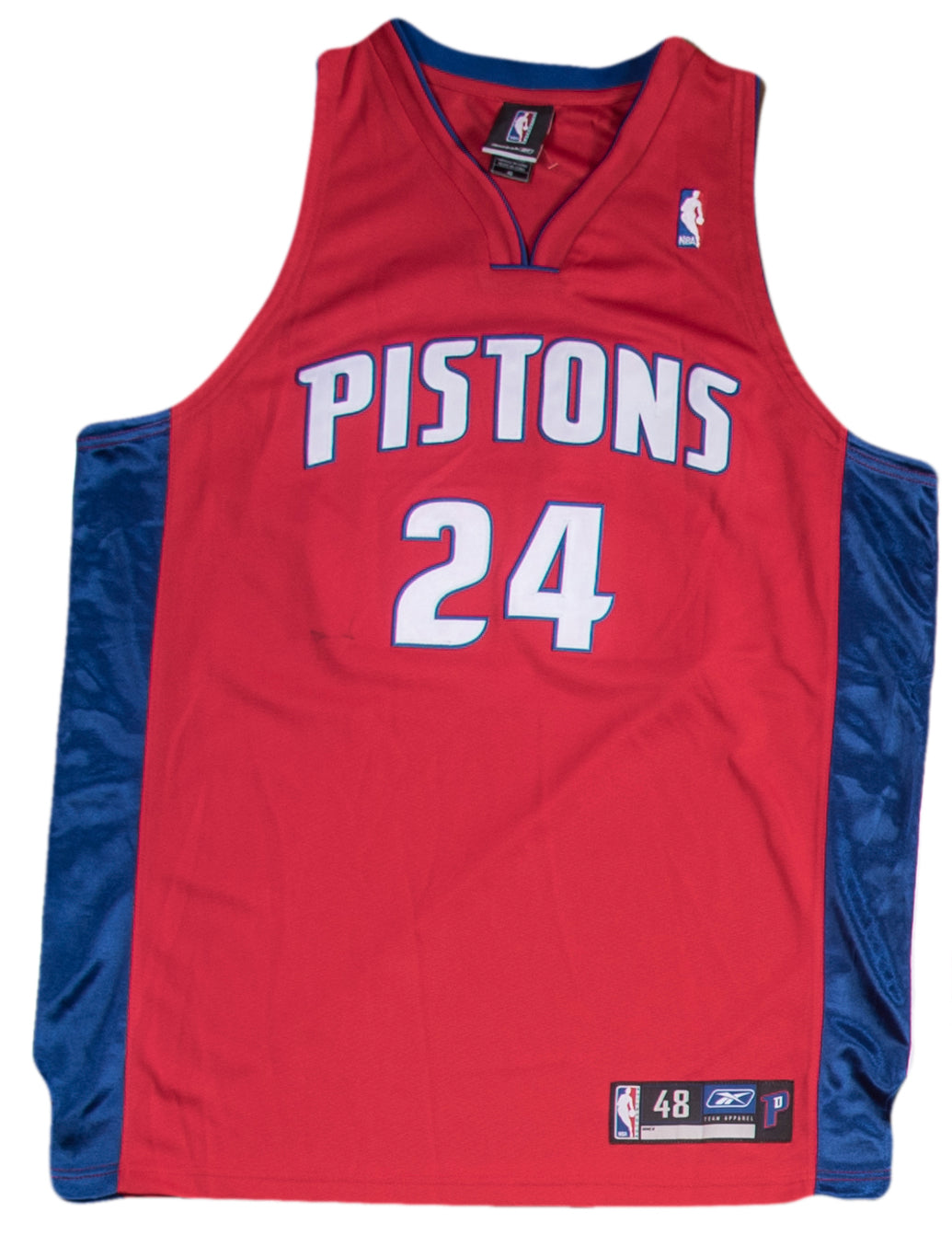 detroit pistons red jersey