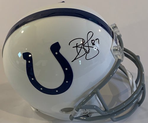 Reggie Wayne Autographed Replica Helmet – Heartland Sports Memorabilia