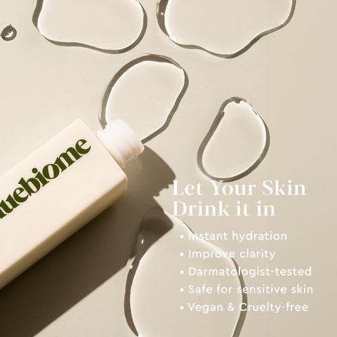 nuebiome face essence instantly hydrates skin and improves clarity