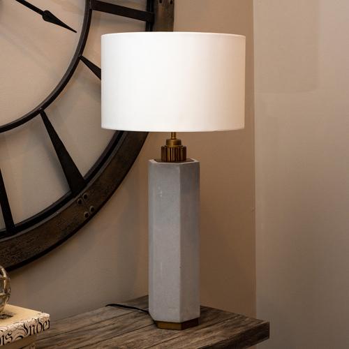 cement bedside lamps