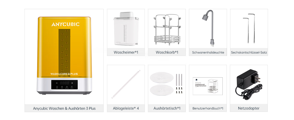 Anycubic Wash & Cure 3 Plus - In The Box