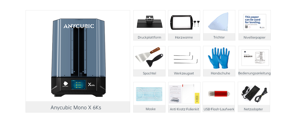 Anycubic Photon Mono X 6Ks - In The Box