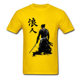 T-shirt Samourai Noir et Blanc.