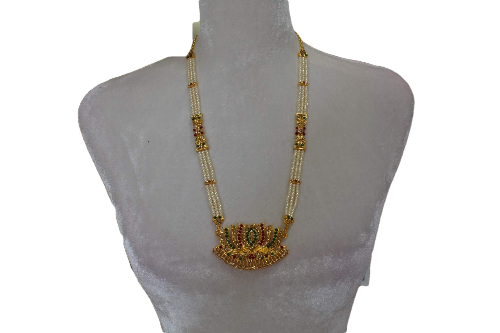 Sukkhi Golden Gold Plated Kundan & Pearl Long Necklace Set For Women -  Sukkhi.com