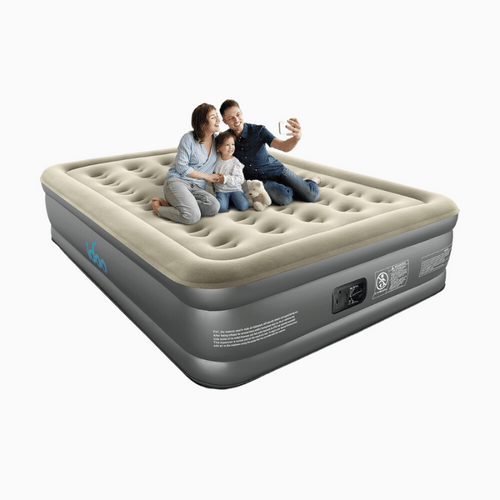 iDOO Cama de Aire cabecera, colchón Inflable de tamaño Doble con Bomba  eléctrica incorporada, Cama Inflable cómoda, colchón de Aire autoinflable  para Invitados : : Hogar y cocina