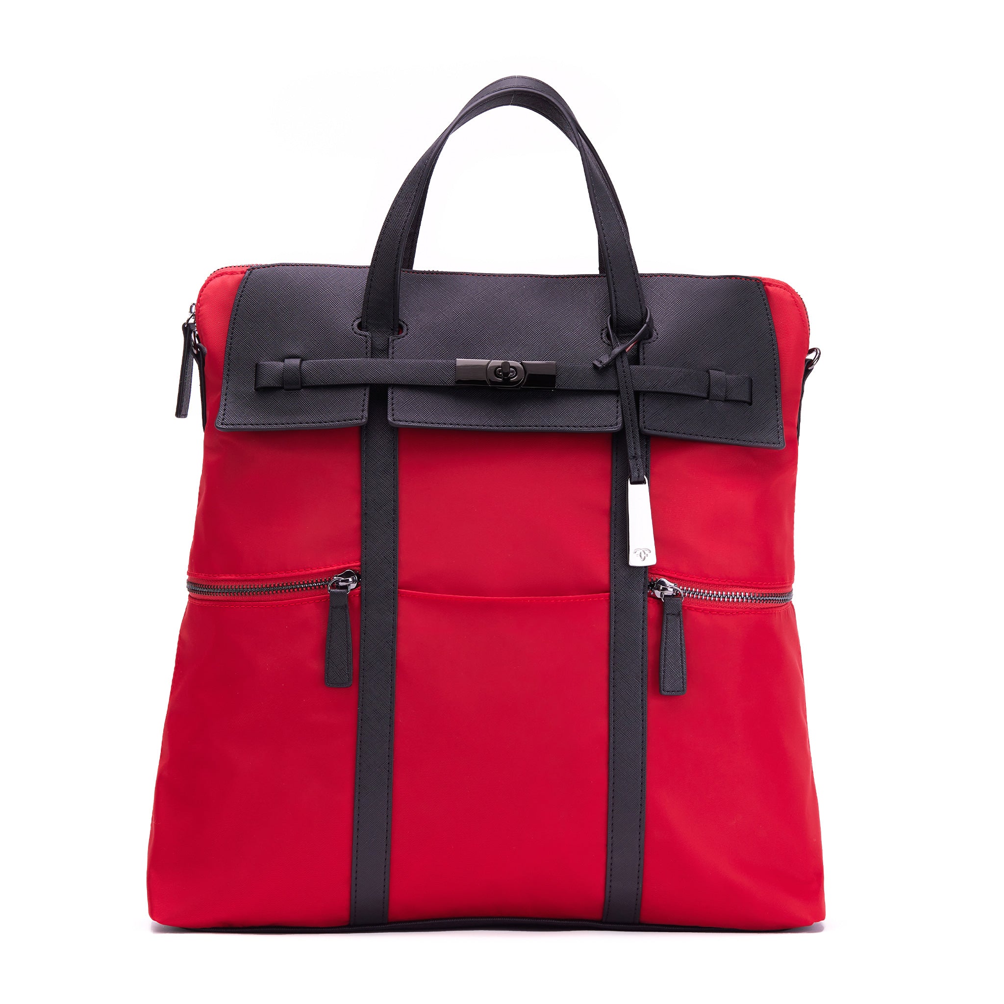 Leather Convertible Backpack Convertible Shoulder Bag - Canvas Bag