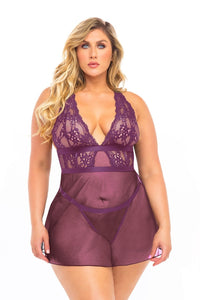 Bed of Roses Babydoll Set – Curvy Bombshells