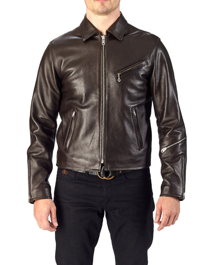 SHIFTER - French Goatskin Leather Jacket – ANGRY LANE