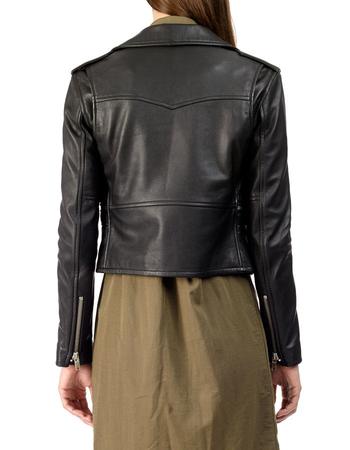 BIRDY - Cropped French Leather Jacket – ANGRY LANE