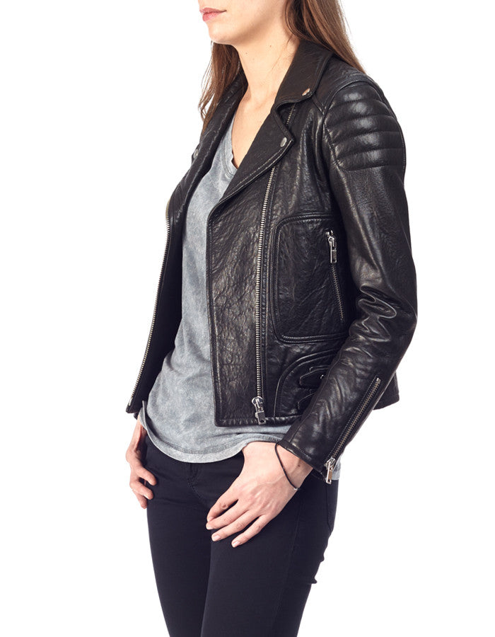 MAX - Bubble Leather Jacket – ANGRY LANE