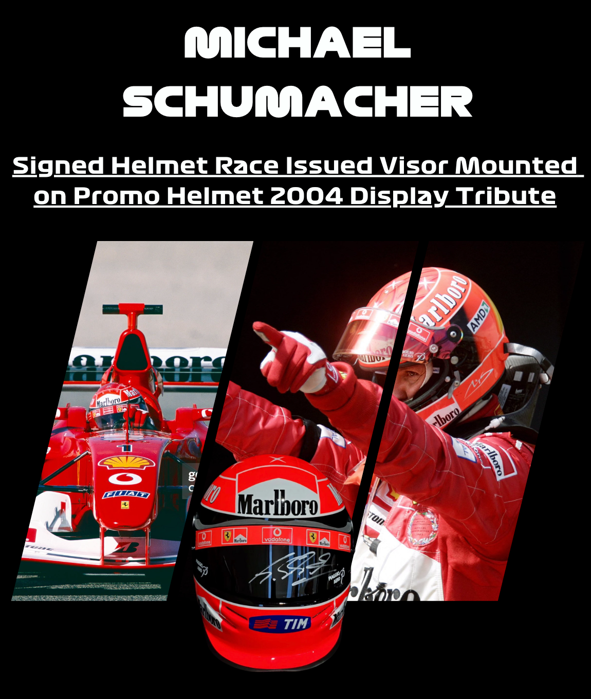 Michael Schumacher Signed Visor