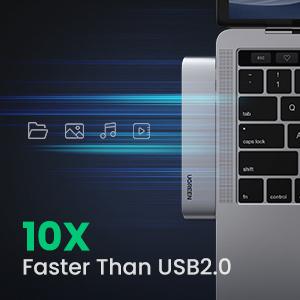 Ugreen 5-in-2 USB C Hub for MacBook Pro/Air – UGREEN