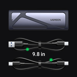 UGREEN Lecteur de boîtier SSD M.2 NVMe et SATA, 10 Gbit/s USB C 3.2 Gen2,  compatible Thunderbolt 3 - Alger Algeria