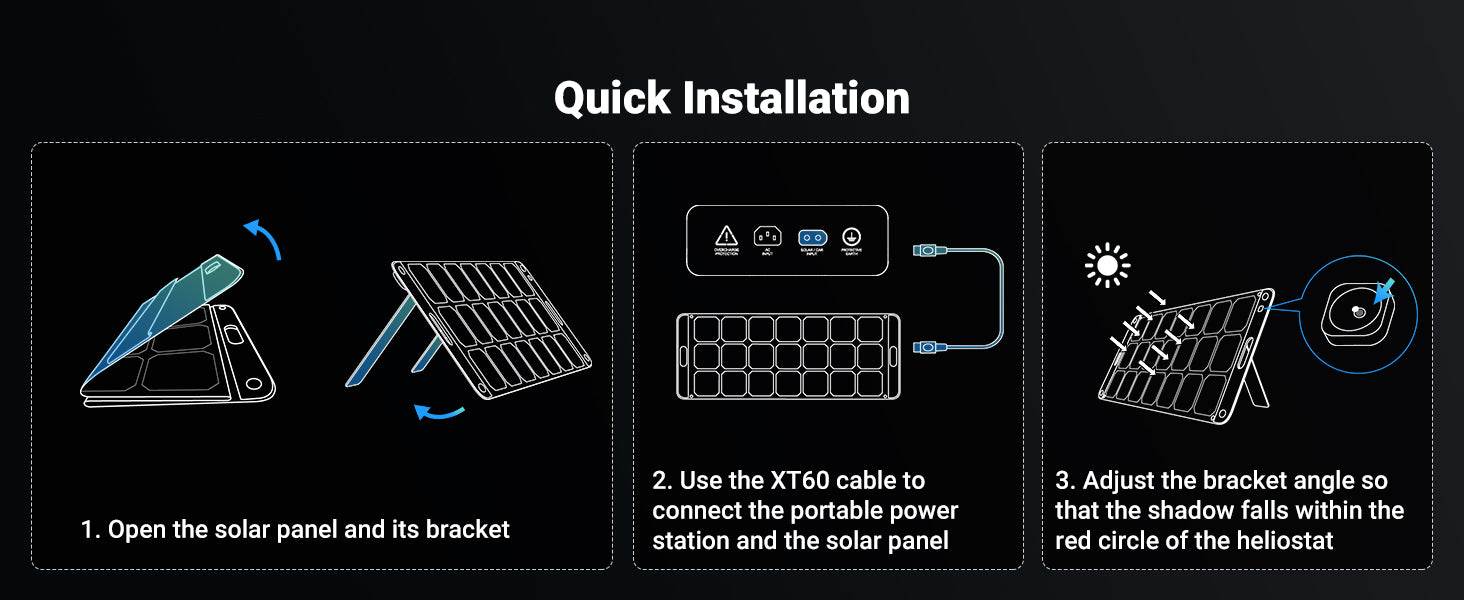 UGREEN 15113 Panel Solar Plegable 100W / Recomendado para el