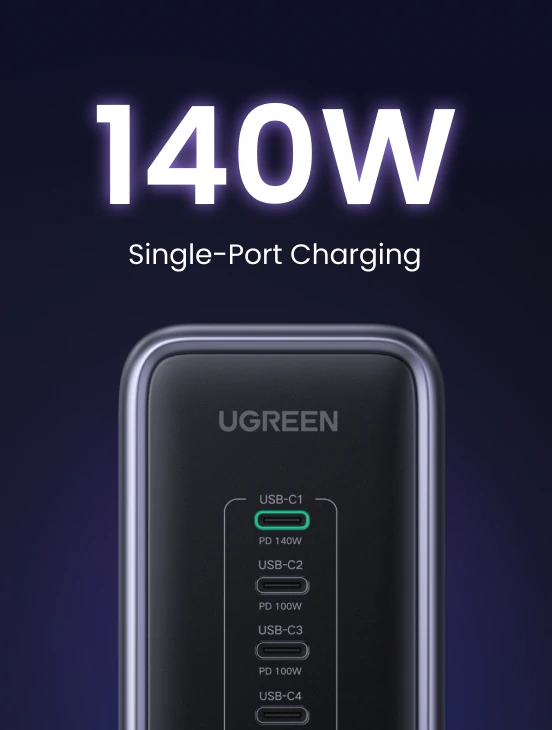 Keep All of Your Devices Charged With the UGREEN Nexode 300W 5