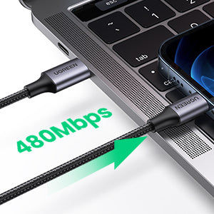 Ugreen Cable USB-C To Lightning 2M Black - الدهماني للاتصالات Aldahmani  Telecom