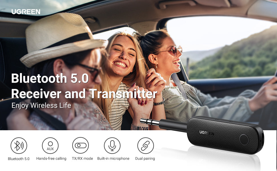 Ugreen Bluetooth 5.0 Transmitter and Receiver – UGREEN