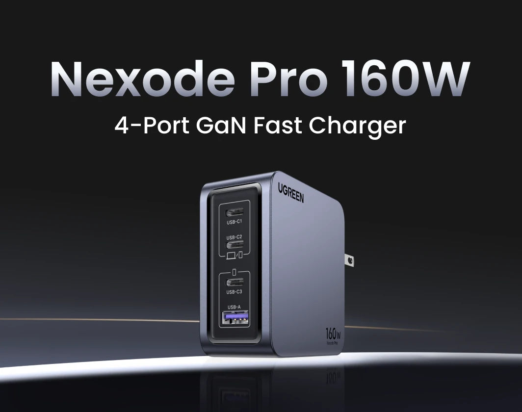 Dale energía a tus gadgets: UGREEN Nexode Pro de 65W y 160W 