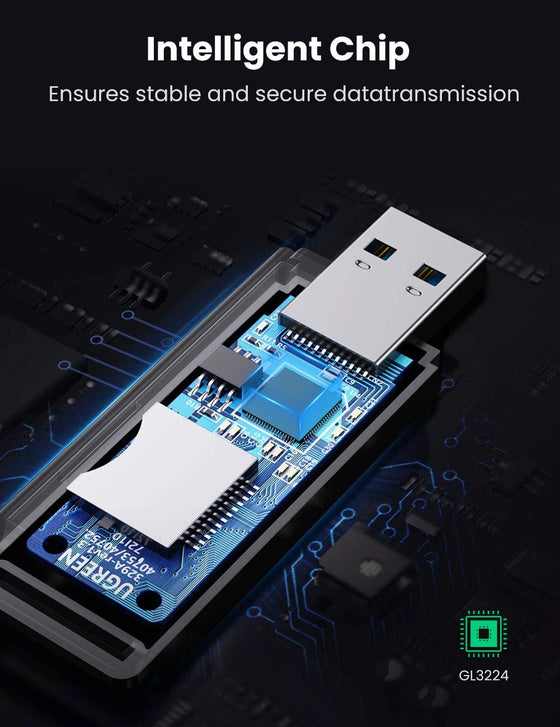 USB 3.0 Card Reader with SD/TF