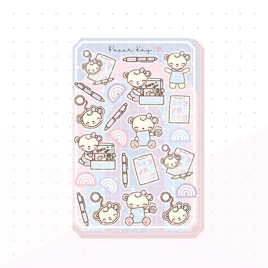 Kawaii Happy Mail // Functional Planner Stickers & Shopping Trackers –  macandgraydesigns