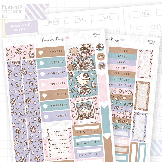 Rosies Tea Hobo Cousin stickers, Magical Tea Shop Planner Sticker Kit,  Weekly Hobonichi Stickers, Weekly Sticker kit, Magic Stickers