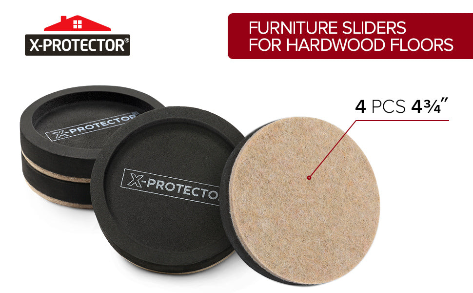 Felt Furniture Sliders for Hardwood Floors