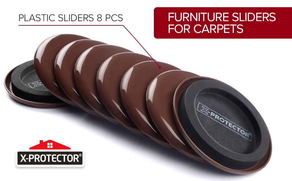 Furniture Sliders for Carpet