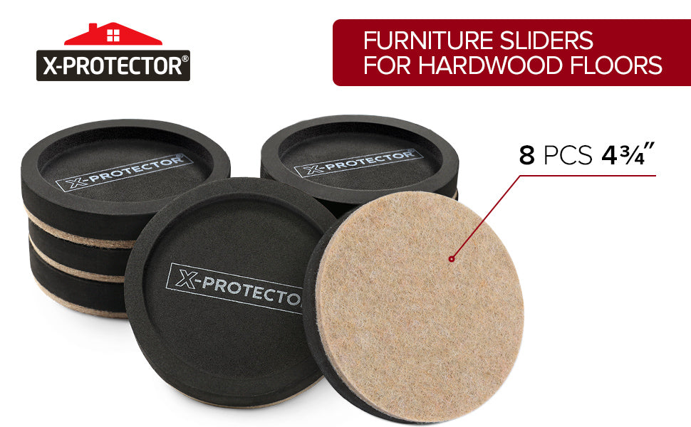 Felt Furniture Sliders for Hardwood Floors