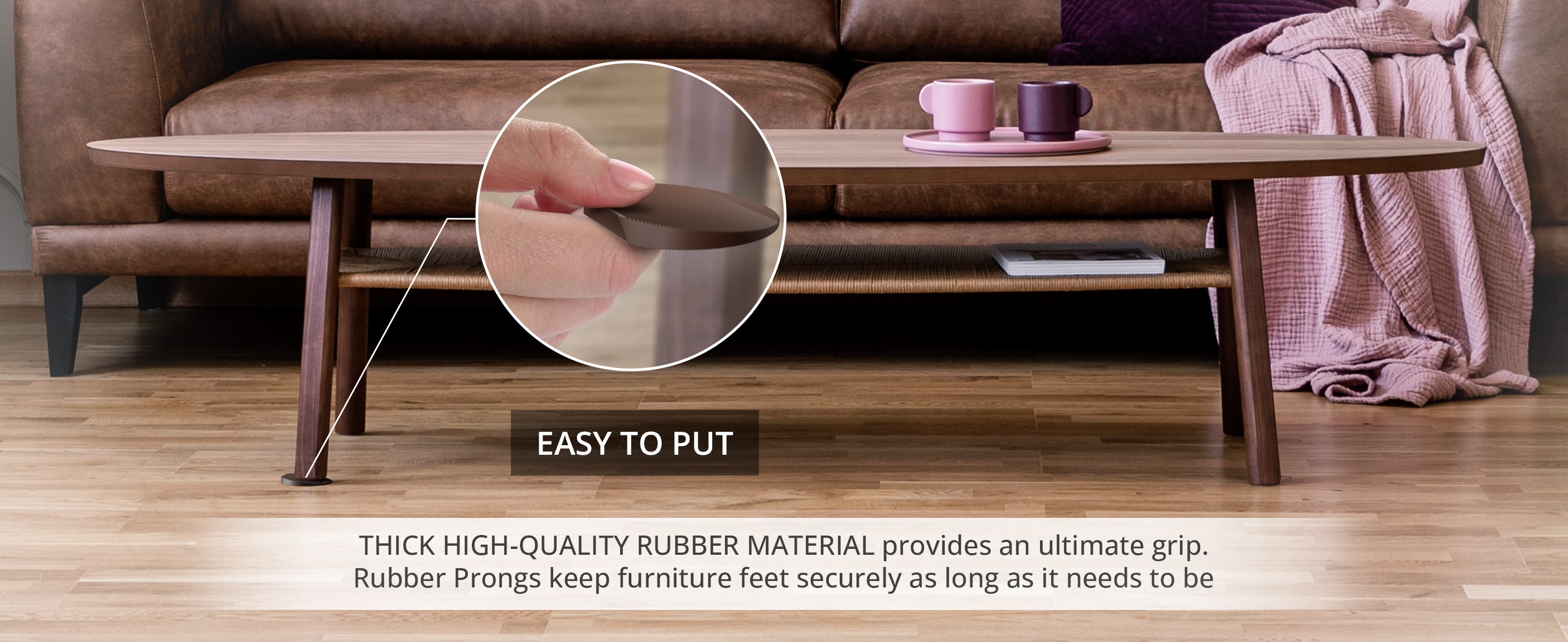 Multi-Purpose Furniture Leveling Feet to Prevent Furniture from Wobbling