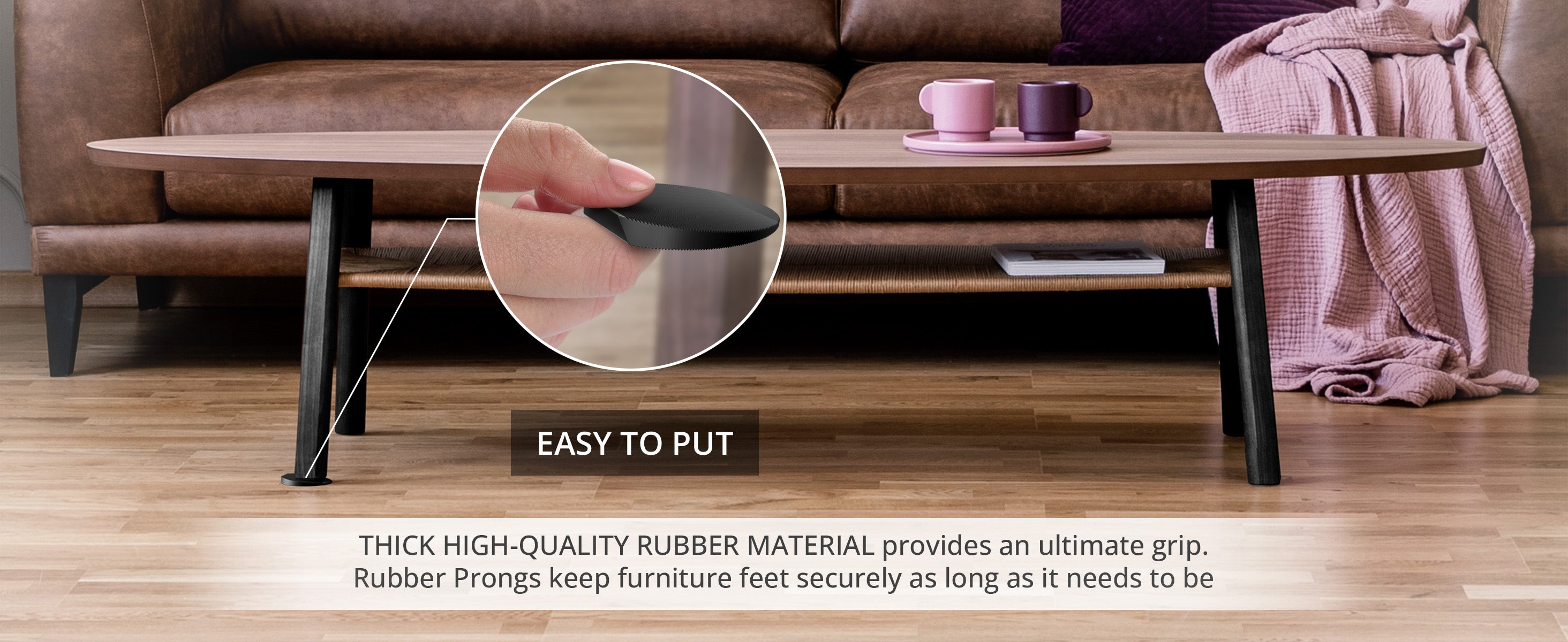 Multi-Purpose Furniture Leveling Feet to Prevent Furniture from Wobbling