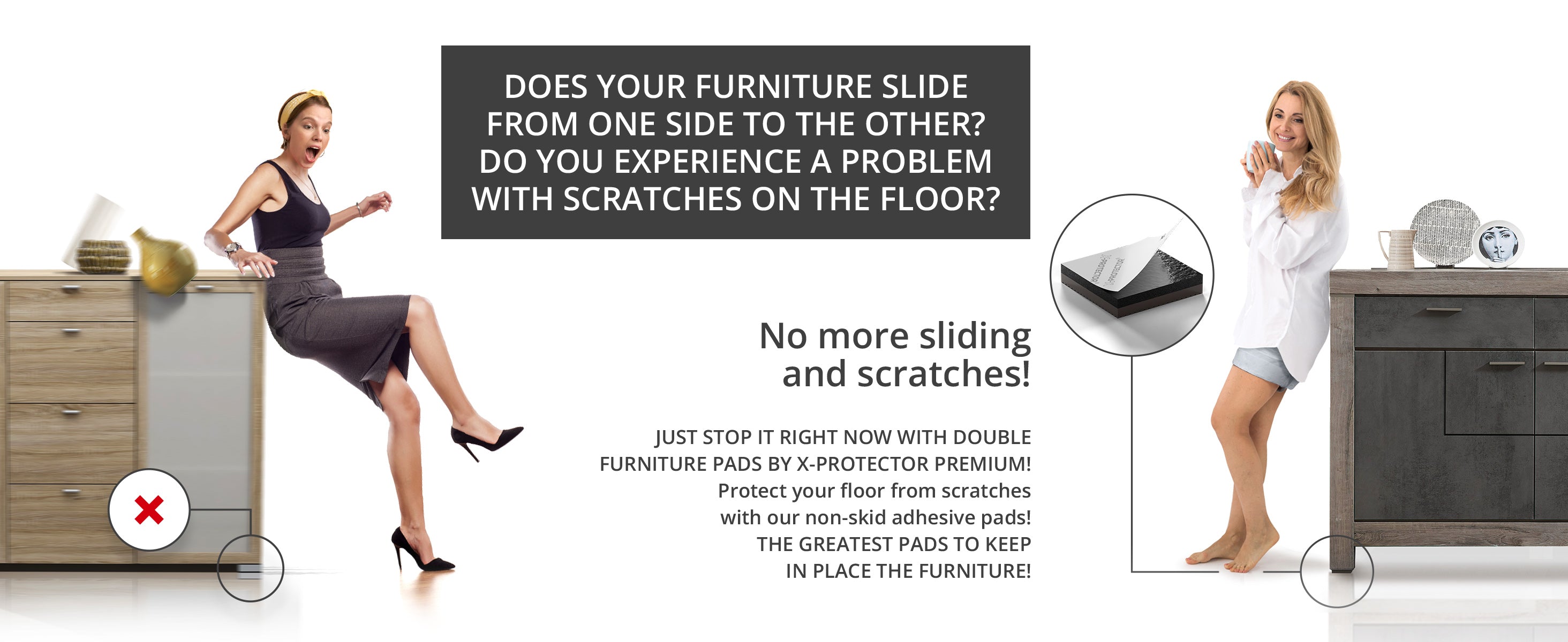Anti Slip Furniture Pads