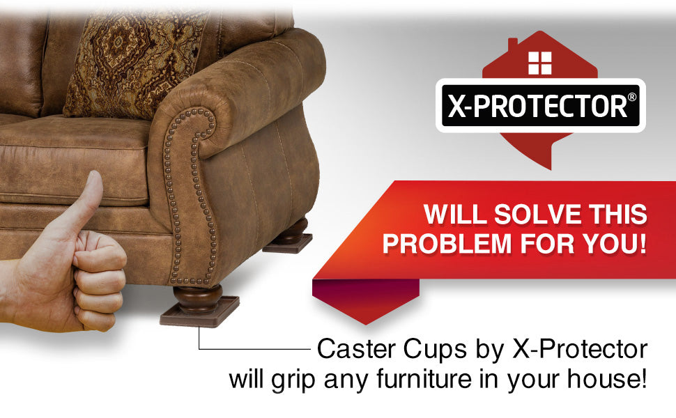 Carpet Protector Cup x40 Clear Large Rubber Castor Sofa Chair Floor Anti  Scratch 640213447904