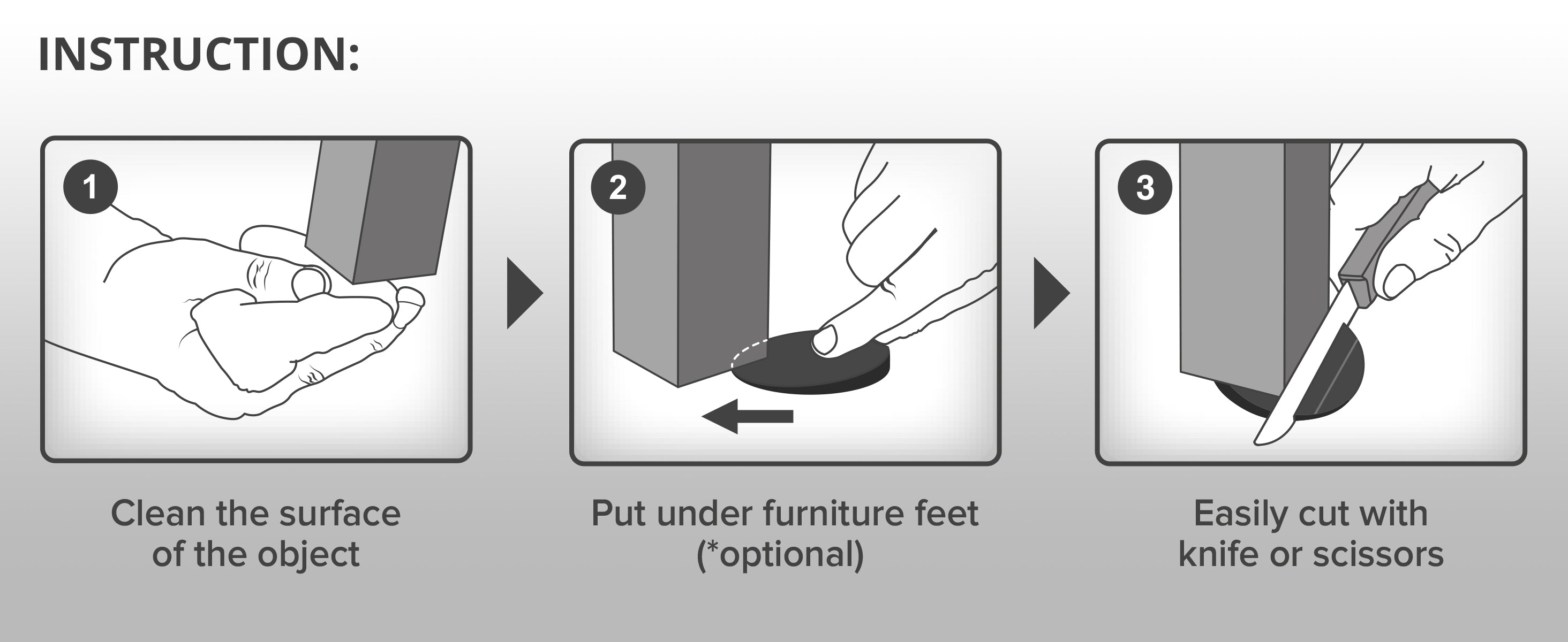 Multi-Purpose Furniture Leveling Feet