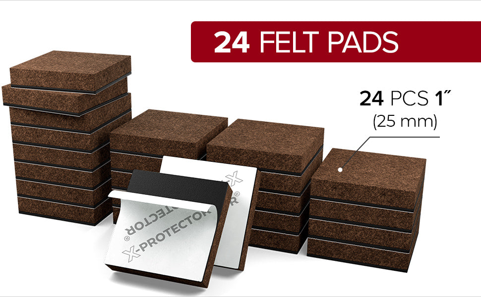 Heavy-Duty Felt Furniture Pads