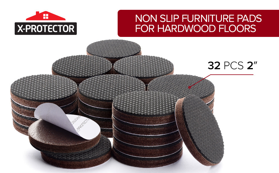 Non Slip Furniture Pads for Hardwood Floors