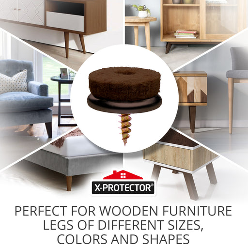 Furniture Sliders - 16 Multi-Surface Protectors X-PROTECTOR — X