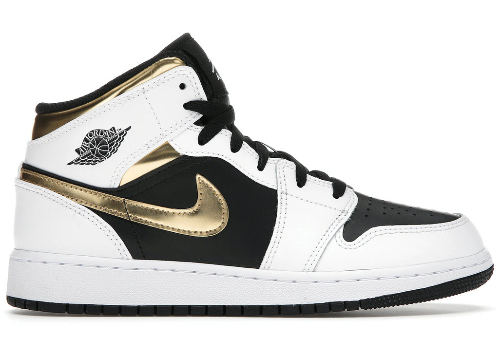 black and gold jordan 1 gs