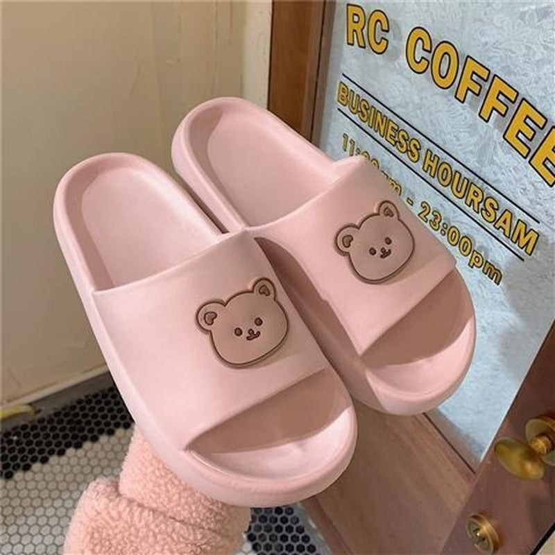 Cute Bear Slippers For Women - Etsystyle