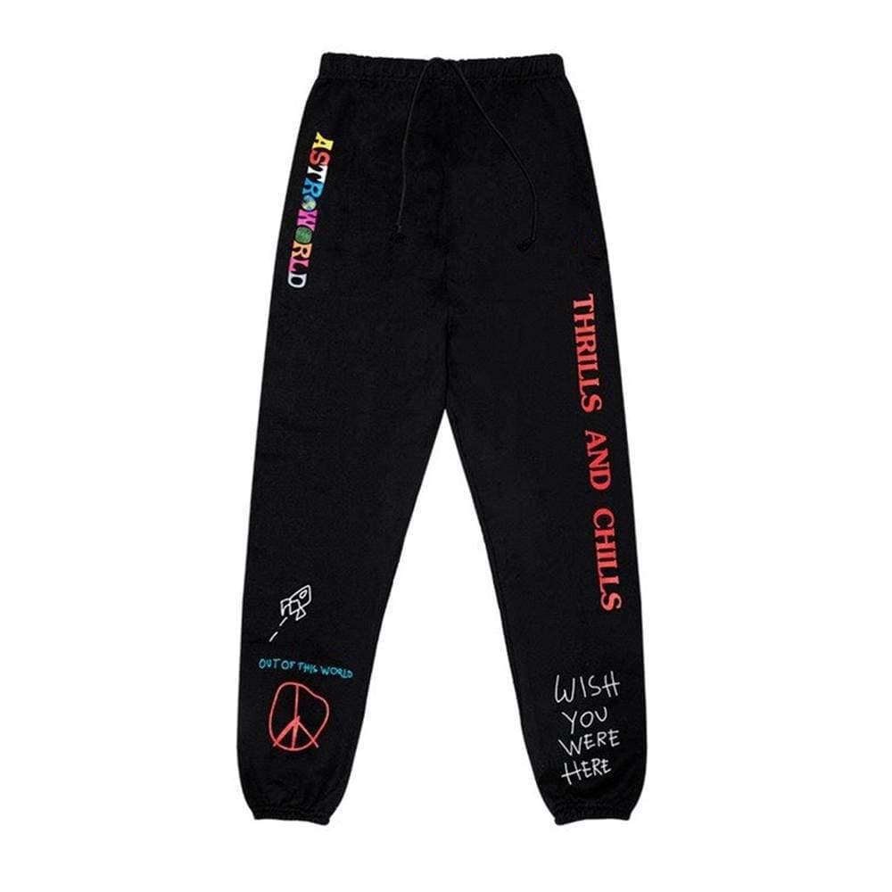 travis scott x champion astroworld peace sweatpants joggers