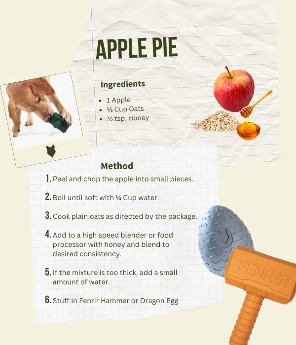 fenrir canine leaders thanksgiving homemade dog treat recipes apple pie