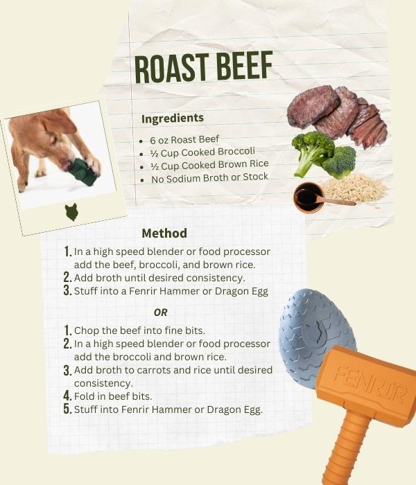 fenrir canine leaders thanksgiving homemade dog treat recipes roast beef