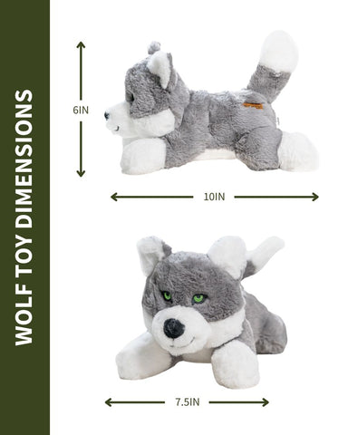 fenrir canine leaders wolf toy size chart