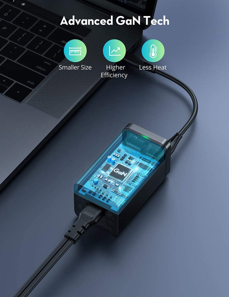 iPhone 12 PD Pioneer 65W 4-Port GaN Tech USB C Desktop Charger – RAVPower