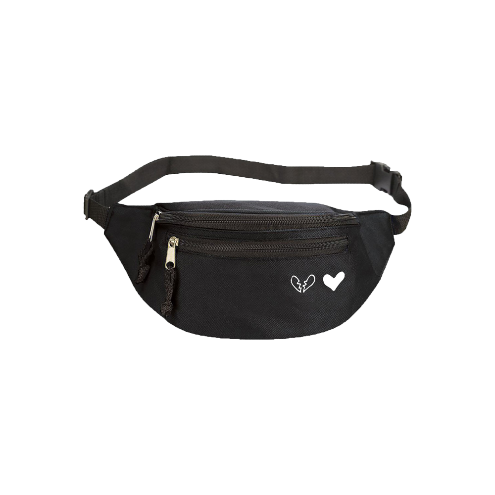 gray fanny pack