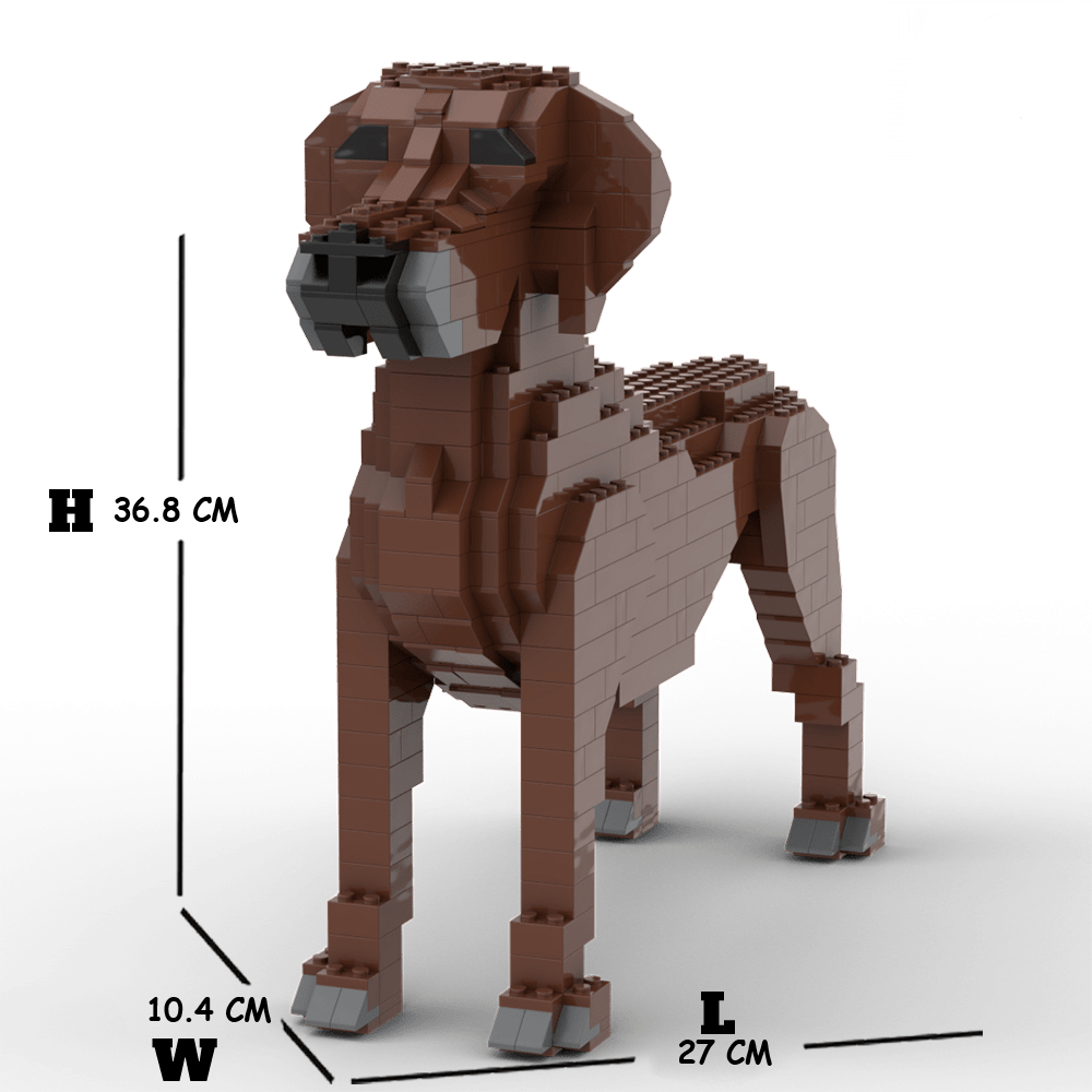 Rhodesian Ridgeback - Pet Building Kit - Build 'Em Pets